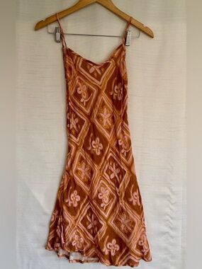 Princess Polly NWT Vittorio Bias Cut Mini Slip Y2K Spring Floral Boho Dress 4